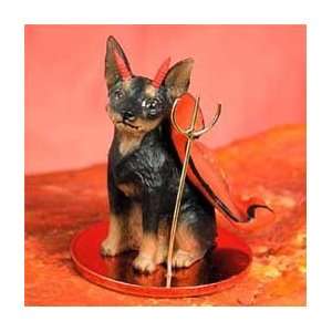    Miniature Pinscher Little Devil Dog Figurine