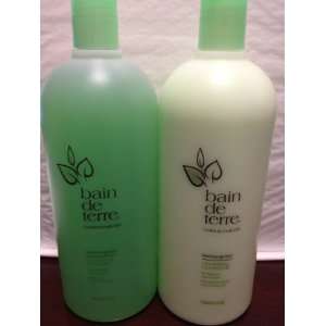   De Terre Lemongrass Volumizing Shampoo & Conditioner Liters (33.8 Oz
