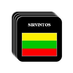  Lithuania   SIRVINTOS Set of 4 Mini Mousepad Coasters 