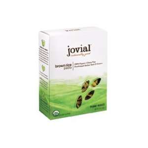 Jovial 100% Organic Brown Rice Penne Rigatoni 12 oz. (Pack of 12)