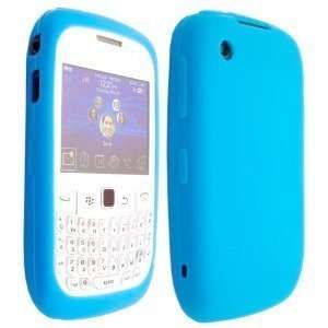 Light Blue High Quality Soft Silicone For Blackberry Curve 2 8520 8530 