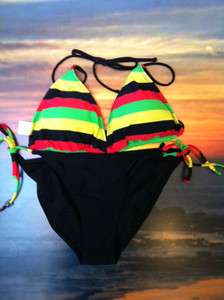 CA Swimwear Laguna Beach RASTA Bikini Bathing Suit  