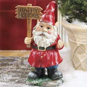  Happy Holiday Gnome Patio, Lawn & Garden