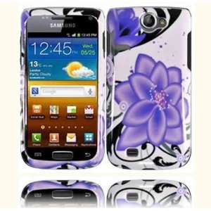  Violet Lily Design Hard Case Cover for Bell Samsung Galaxy 