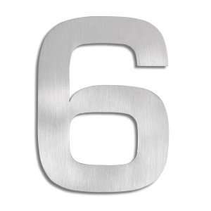  Blomus Number 6 Stainless Steel House Number Patio, Lawn 