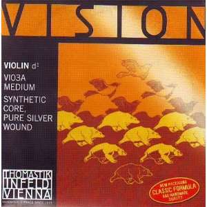 Thomastik Infeld Violin Vision D Synthetic Core Pure Silver Wound 
