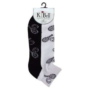 K Bell Socks Racquet and Ball Tennis Socks (W4 10) Sports 