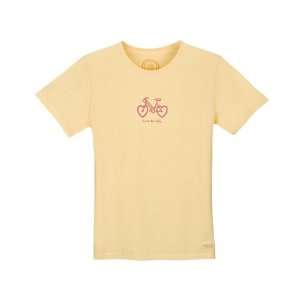  Life is good Womens Crusher Heart Bike T Shirt Sports 