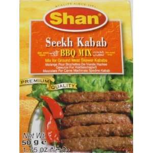 Shan Seekh Kabab Barbeque Mix 50g  Grocery & Gourmet Food