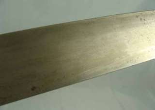 18th C Persian Shamshir Kilic Sword Damascus Blade  