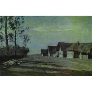 FRAMED oil paintings   Isaac Levitan   24 x 16 inches   Moonlit Night 