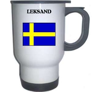 Sweden   LEKSAND White Stainless Steel Mug