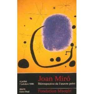  Joan Miro   Miro Or De LAzur, 1967 NO LONGER IN PRINT 