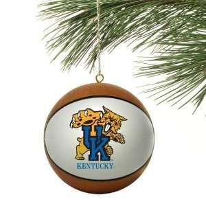  Kentucky Wildcats Mini Basketball Christmas Ornament 