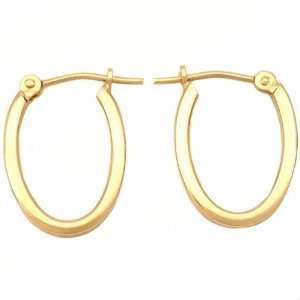   2mm Oval Hoop Comfort Closer Latch Earrings Arts, Crafts & Sewing