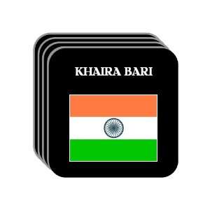  India   KHAIRA BARI Set of 4 Mini Mousepad Coasters 