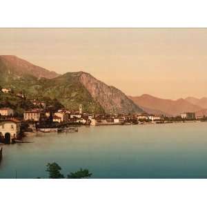  Vintage Travel Poster   Menaggio general view Lake Como 
