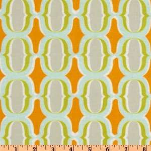  44 Wide Kitchy Kitchen Quatrefoil Orange Fabric By The 