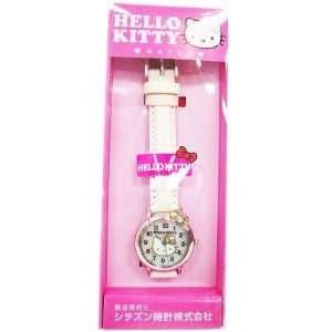  Hello Kitty White Band Watch (with Hinge) 