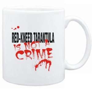  Mug White  Being a  Red Kneed Tarantula is not a crime 