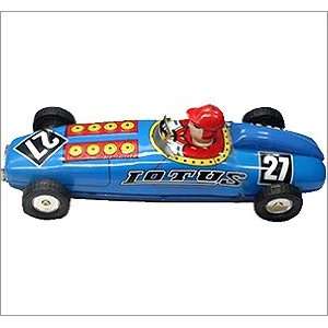  Tin wind up Lotus style race car figurine