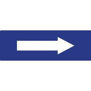   Directional Arrow Signs with Tactile Arrow   6X2