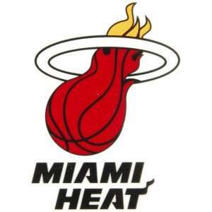  Miami Heat Rico Industries Static Cling Decal