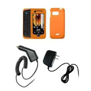 Moment M900   Premium Orange Soft Silicone Gel Skin Cover Case + Rapid 