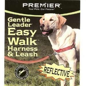  Gentle Leader Reflective EasyWalk Dog Harness/Leash Lg Red 