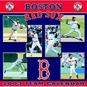  Boston Red Sox 2003 Wall Calendar