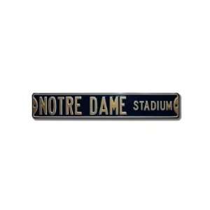 Notre Dame Stadium Sign 6 x 36 NCAA College Athletics 