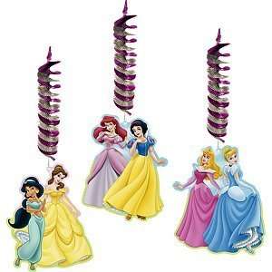  Disney Princess Hanging Decorations 3ct Toys & Games