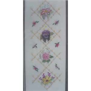   Flowers   chart & fabric (Brazilian embroidery) Arts, Crafts & Sewing