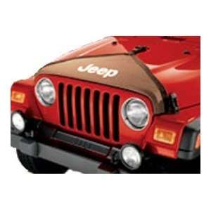 Jeep Wrangler 2007 2012 Front Hood Cover T Style W/Logo Khaki Mopar 