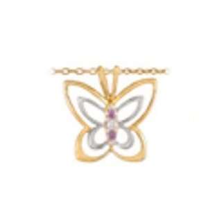 Dakota west Designs SGP711 Gp Sterling Silver with Ame Cz Butterfly 2 