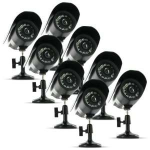   Night Vision CCD Security Camera   Bonus Pack of 8
