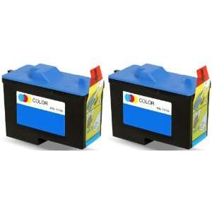  Remanufactured (Series 2) DELL 7Y745 Color Ink Cartridges for Dell 