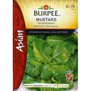   69638 Asian   Mustard Tendergreen Seed Packet Patio, Lawn & Garden