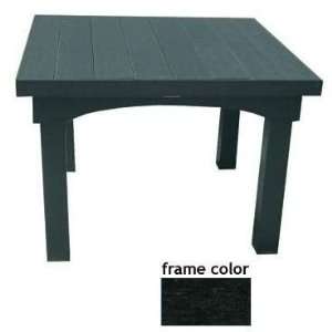  Eagle One Recycled Plastic Cape Cod Table 42 Inch   Black 
