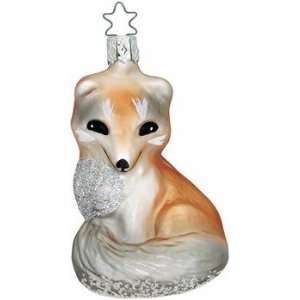 Inge Glas of Germany Christmas glass ornament Sly fox 4  