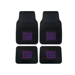   Universal Fit Front and Rear All Weather Floor Mats   New York Giants