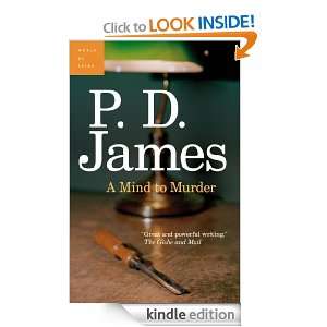 Mind to Murder P.D. James  Kindle Store