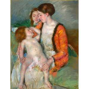 FRAMED oil paintings   Mary Stevenson Cassatt   24 x 32 inches   Young 