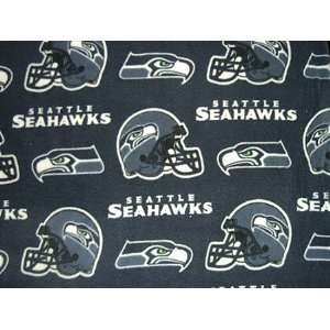 60 Wide Seattle Seahawks NFL Polar Fleece By the Yard  