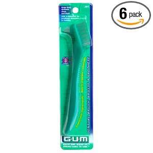  GUM Denture Brushes (Pack of 6)