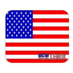  US Flag   New Lenox, Illinois (IL) Mouse Pad Everything 