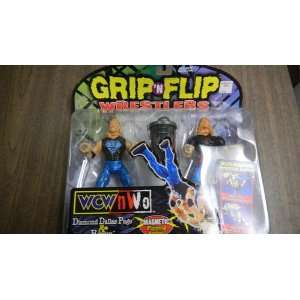   Flip Wrestlers Diamond Dallas Page & Raven by Toy Biz Toys & Games