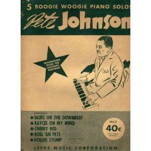  5 Boogie Woogie Piano Solos Books