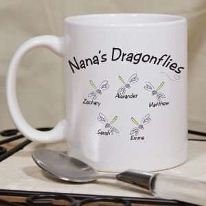  Personalized Dragonflies Coffee Mug