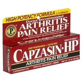 Capzasin HP Arthritis Relief Topical Analgesic Cream, .1 Percent 